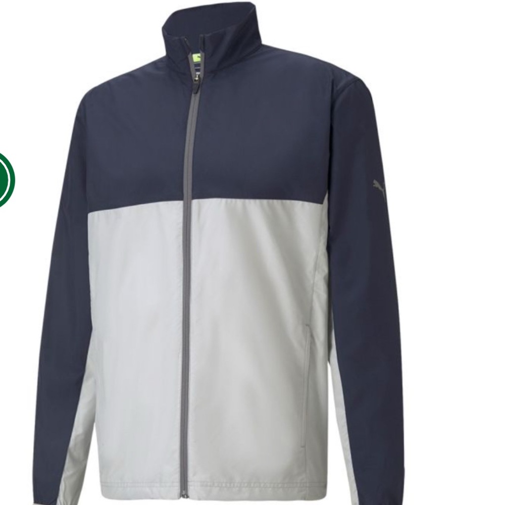 P NWT Puma First Mile Wind Jacket Navy Blue / High Rise Large